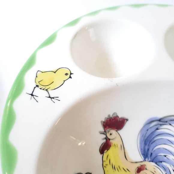 Vintage | Double Soft-Boiled Egg Cup / Bowls - Picture 4 of 10